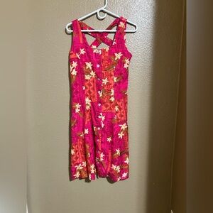 Vibrant Pink Floral Sundress